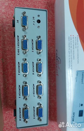 Разветвитель VGA Cablexpert GVS128 1пк-8 мониторов
