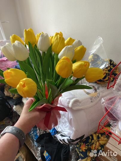 Силиконовые тюльпаны