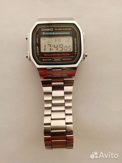 Наручные часы Casio Vintage A168 с подсветкой