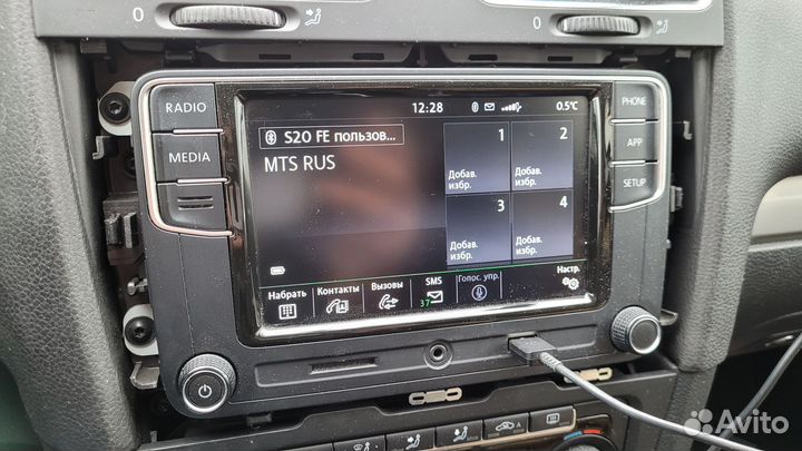 Магнитола RCD 340 Visteon оригинал VW