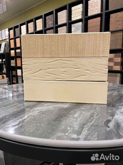 Лицевой кирпич пшеничное лето гладкий Керма