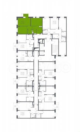 2-к. квартира, 54,1 м², 11/12 эт.