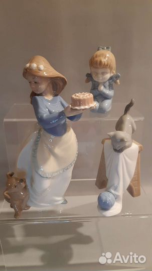 Фарфоровые фигурки lladro, tengra, NAO,nadal