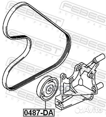 0487-DA ролик обводной Hyundai Sonata 91/Gall