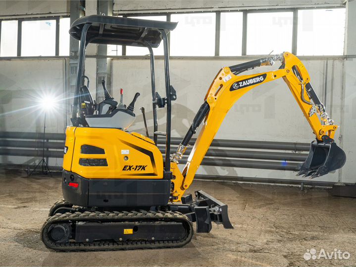 Мини-экскаватор Zauberg EX-17K, 2024