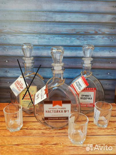 Штоф, графин для крепких напитков