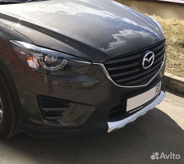 Накладка переднего бампера Mazda CX-5 SKY вставка