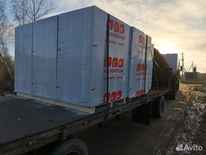 Газобетон плотностью D 400 F35 ширина 400