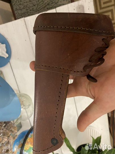 Затыльник кожаный на рамочный приклад