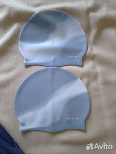 Шапочка для плавания в бассейне силиконовая