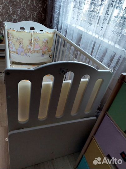 Детская кровать для новорожденных бу