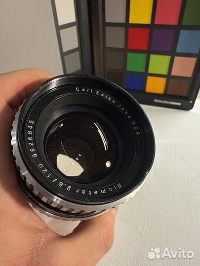 Объектив carl zeiss jena ddr biometar 2.8 120mm