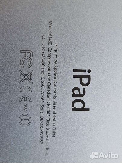 iPad 4 a1460 cellular (4g lte)