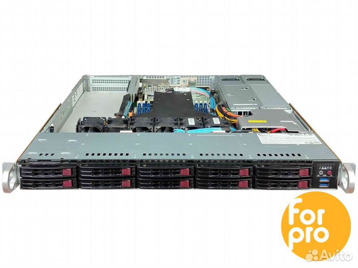 Сервер Supermicro 116 10SFF 4215Sil 96GB