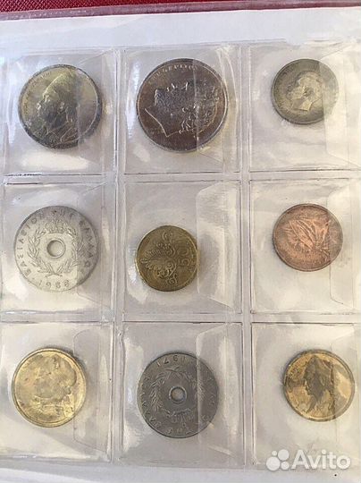 Набор монет Греции (куплен в 2013 там же)