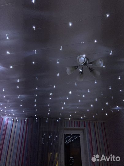 Гирлянда штора 3х3 новая