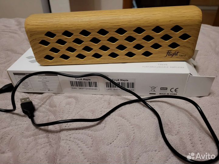 Портативный комбоусилитель для укулеле tiny6 maple