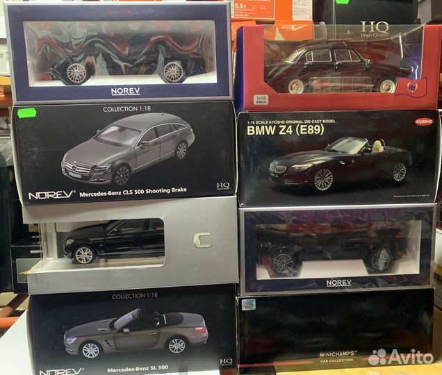 Модели автомобилей 1:18