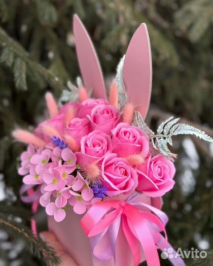 Букет из мыльных цветов