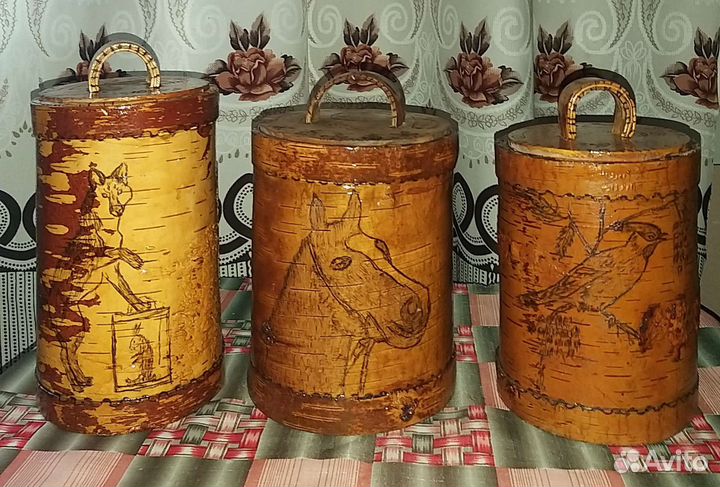 Туеса из березовой коры