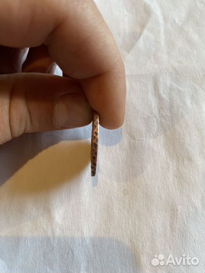 Монета денга 1734г