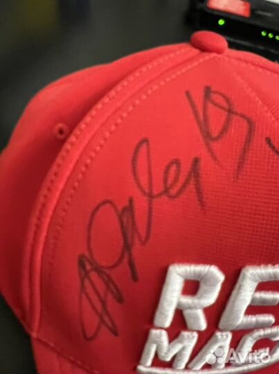 Бейсболка с подписями легенд хоккея СССР