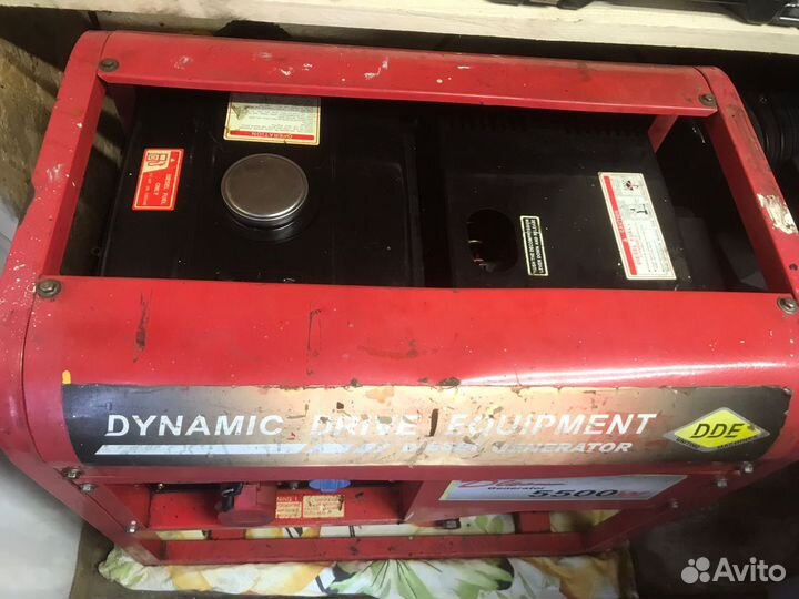 Дизельный трехфазный генератор DDE 5500W