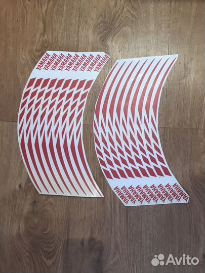 Набор наклеек на диски мотоцикла