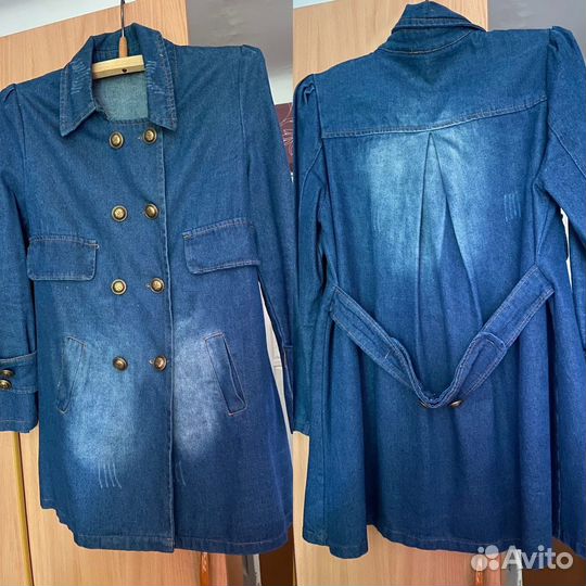 Джинсовый плащ. Новое