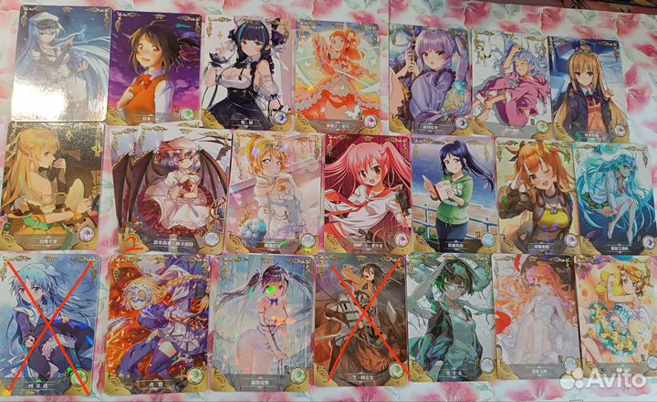 Коллекционные аниме карты Истории Богини