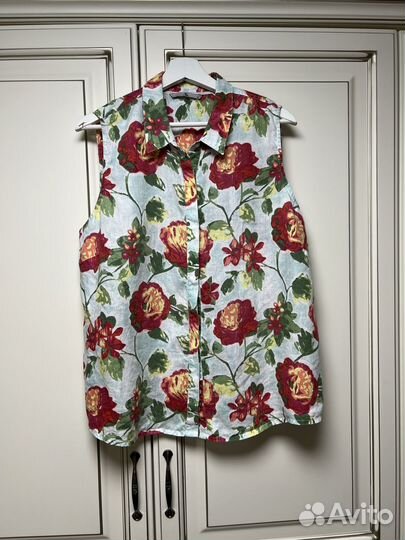 Блузка 100% лен XL