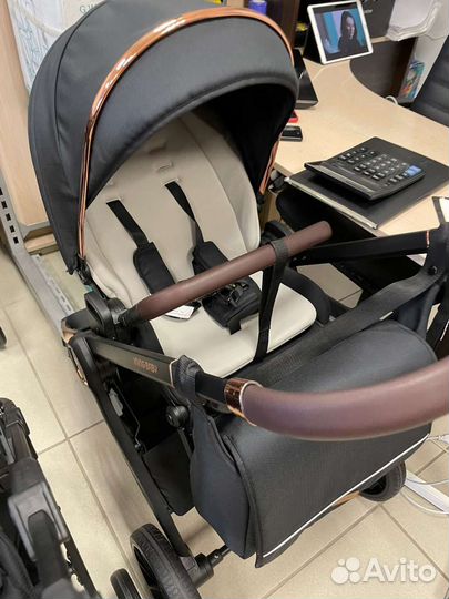 Коляски с перекидной ручкой, черные