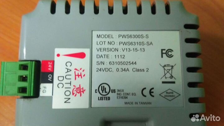 Панель оператора hitech pws6300s-S