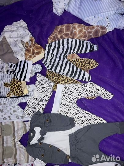 Пакет вещей от 0 до 6 мес