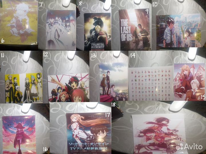 Плакаты по играм, сериалам и аниме
