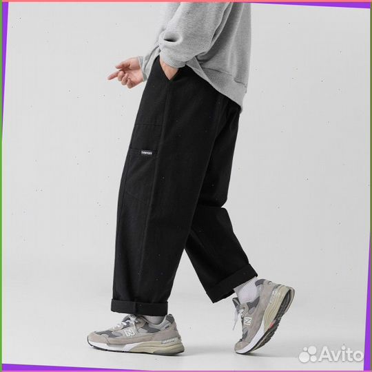 Карго штаны широкие (Art: 46457)