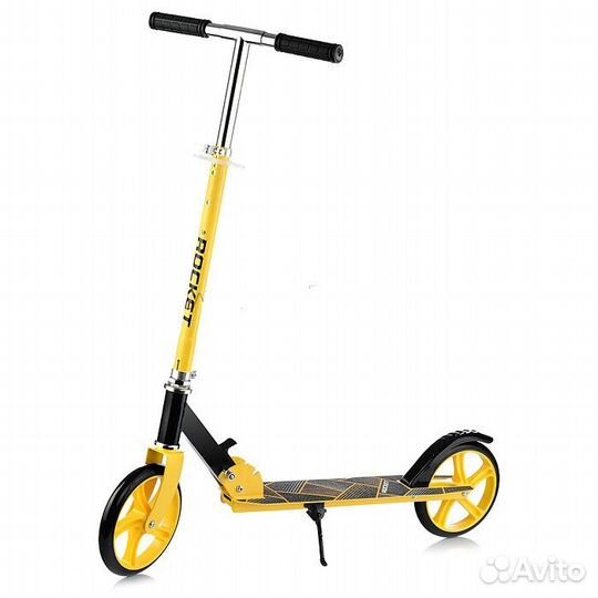 Самокат 2-х колесный,колеса PU/ 200 мм до 100 кг