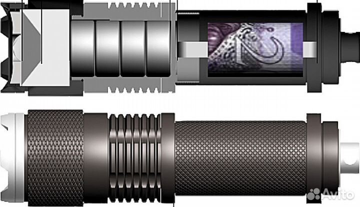 Фонарик-брелок с секретной капсулой