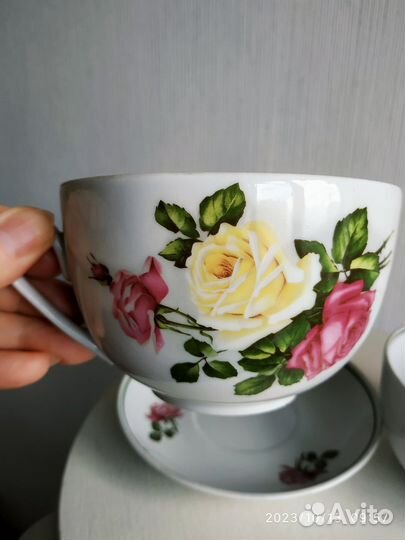 Чайная пара фарфор