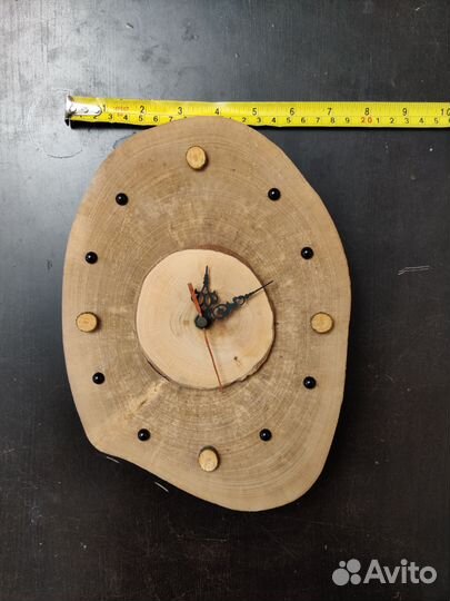 Часы из спила дерева