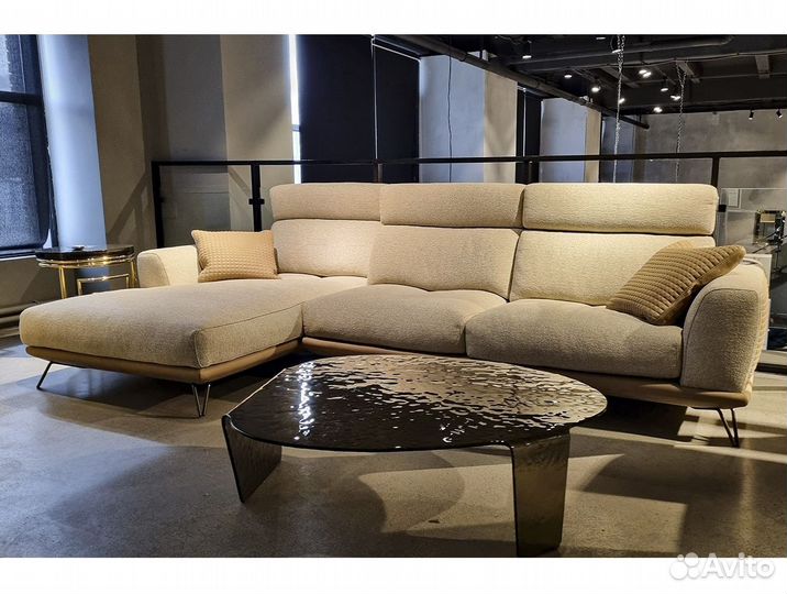 Угловой диван с реклайнером