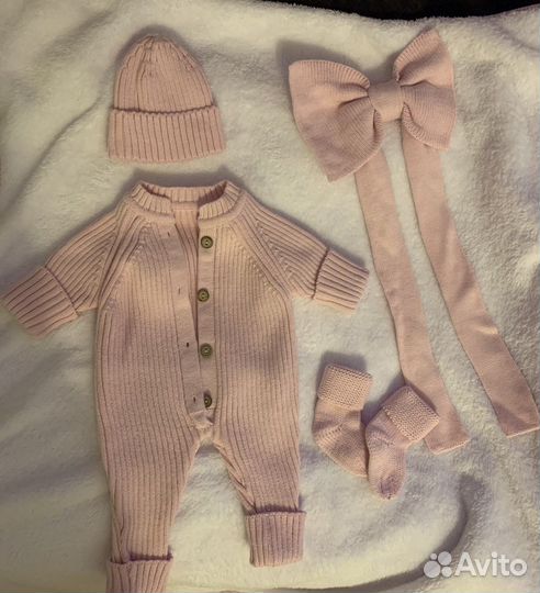 Комплект на выписку новый,осень,весна,теплая зима