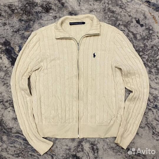 Polo ralph lauren свитер на молнии