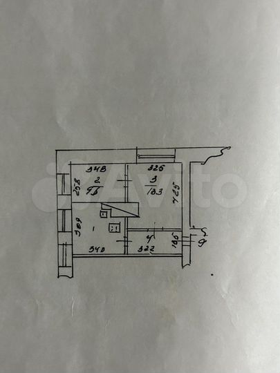 2-к. квартира, 37,3 м², 1/2 эт.