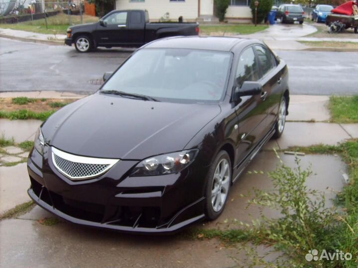 Передний бампер mazda 3 BK (2003-2009) седан