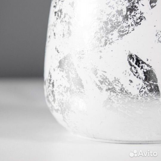 Настольная лампа 'Пани' Е14 40Вт серебро 20х20х32с