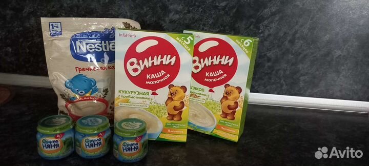 Детские каши и пюре