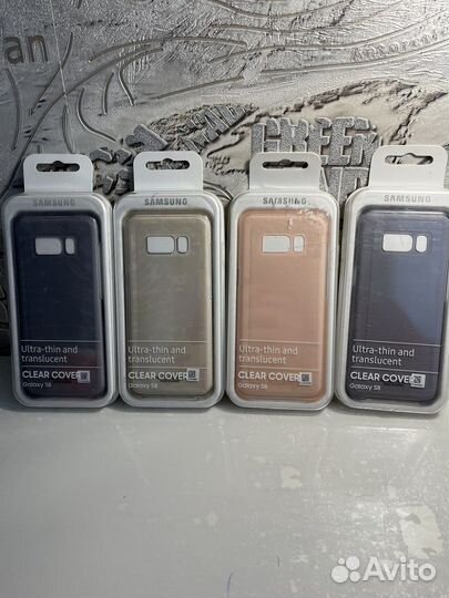 Чехол Clear View Samsung S8, S9, S7edge