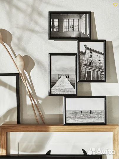 Рамка для коллажа на 4 фото Икея IKEA (новая)