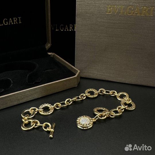 Bvlgari комплект 2в1 золотой(премиум)